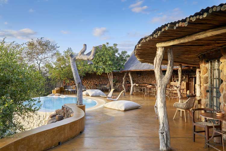 Pool and Outside Lounge- Geiger&rsquo;s Camp