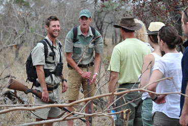 Wildlife walking safaris guide Shindzela Tented Camp Timbavati Game Reserve South Africa